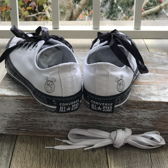 Conv&Miley Ctas OX Ornament White Black W AUTHENT - Picture 5 of 8